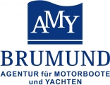 Logo AMY-AGENTUR für MOTORBOOTE und YACHTEN Uwe Brumund e.K.
