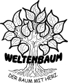 Logo Weltenbaum der Baum mit Herz